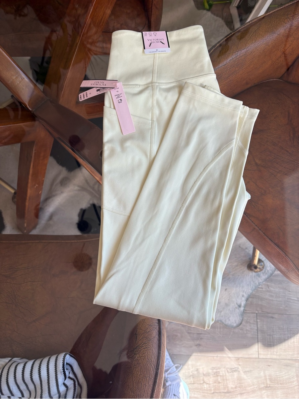 Victoria's Secret butter yellow High-Waist Leggings